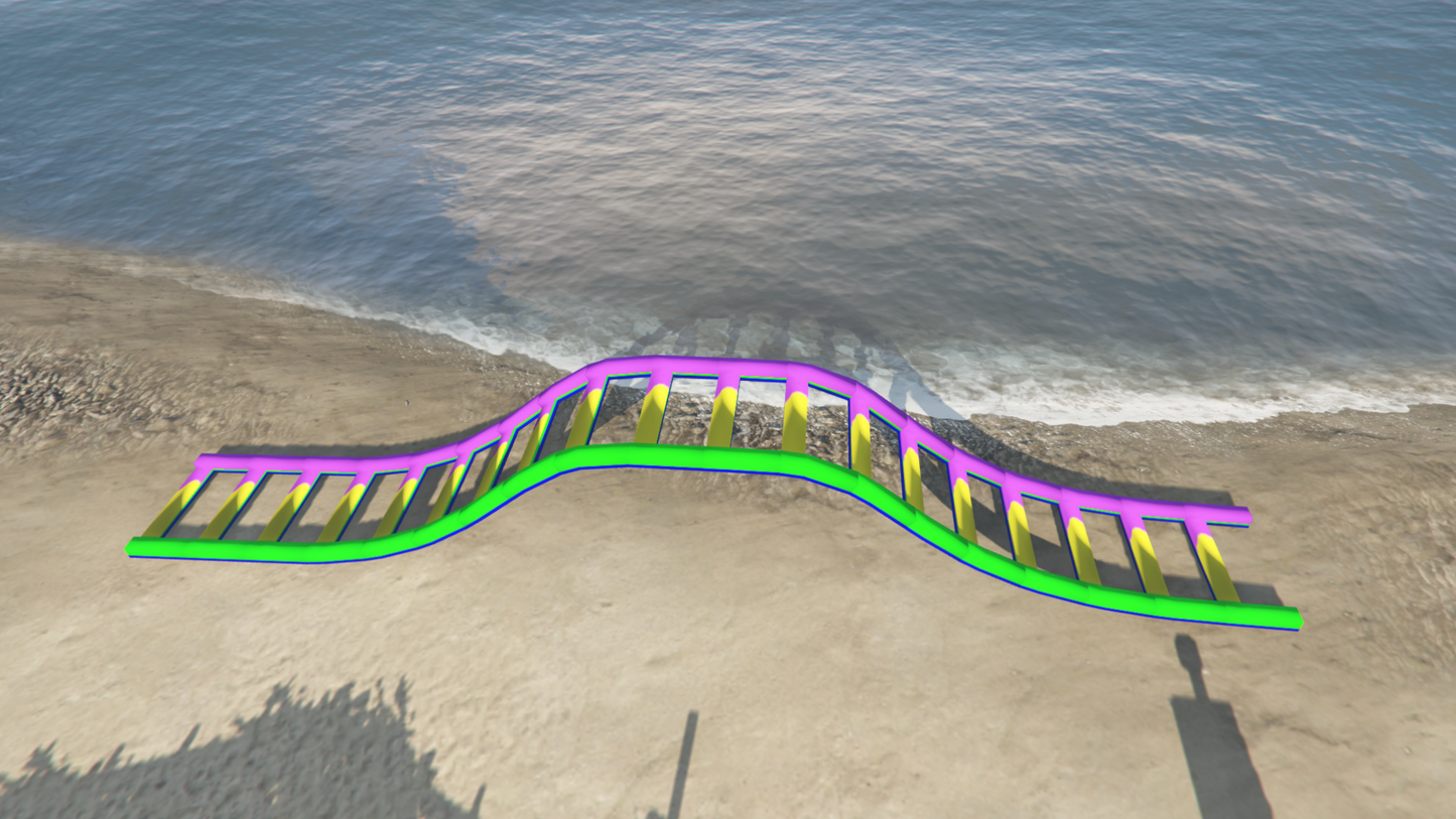 GTA 5 MOD Colourful Bridg ADDON PROP