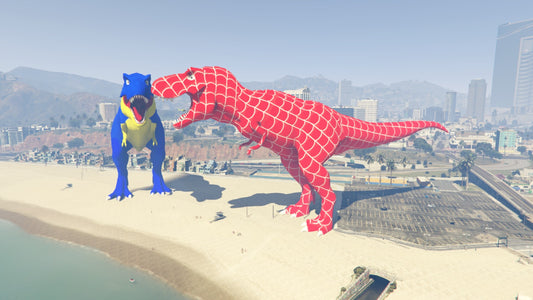 GTA 5 Mods Spider T Rex Addon Prop