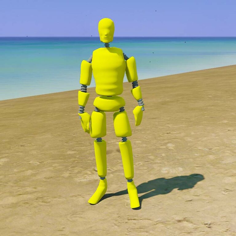 GTA 5 Mods Crash Test Dummy Multi Colour Addon Ped {FiveM Ready}
