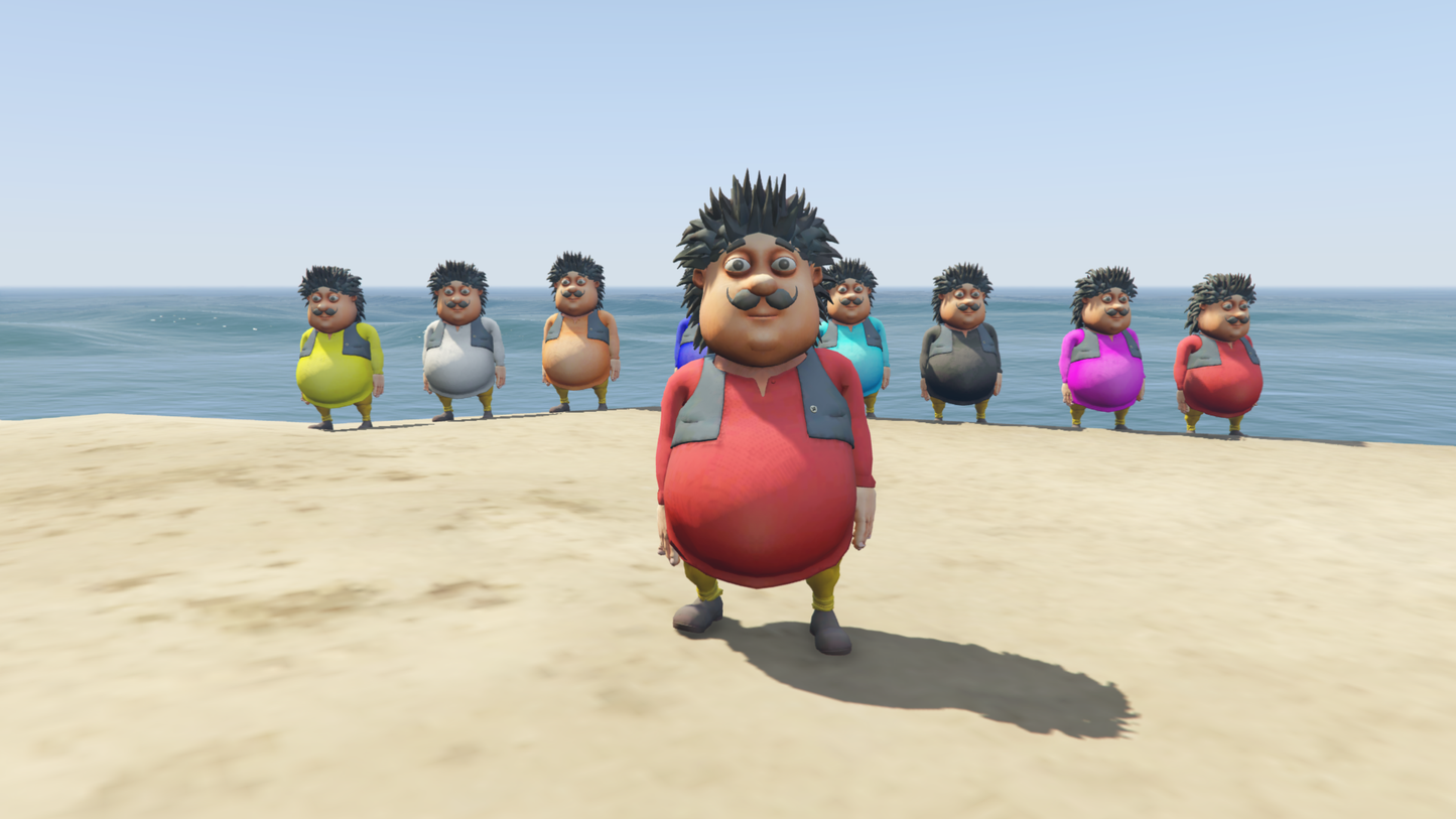 GTA 5 Mods MOTU Haire [Addon Ped]