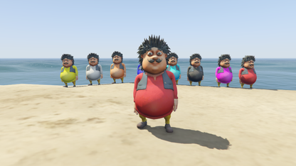 GTA 5 Mods MOTU Haire [Addon Ped]