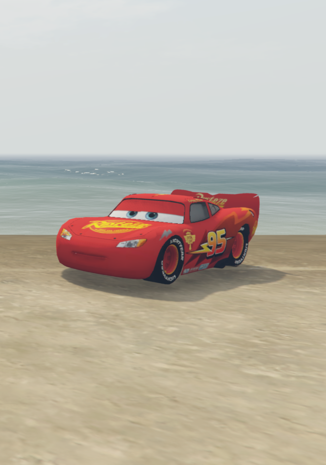 GTA 5 Lightning McQueen MOD [ADDONPROPS]