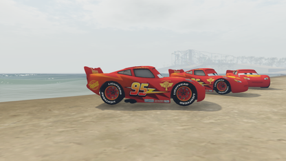 GTA 5 Lightning McQueen MOD [ADDONPROPS]