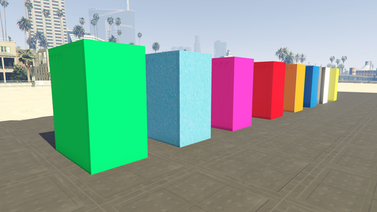 GTA 5 Mod ColorFull Bblocks [ADDON PROP]