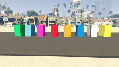 GTA 5 Mod ColorFull Bblocks [ADDON PROP]