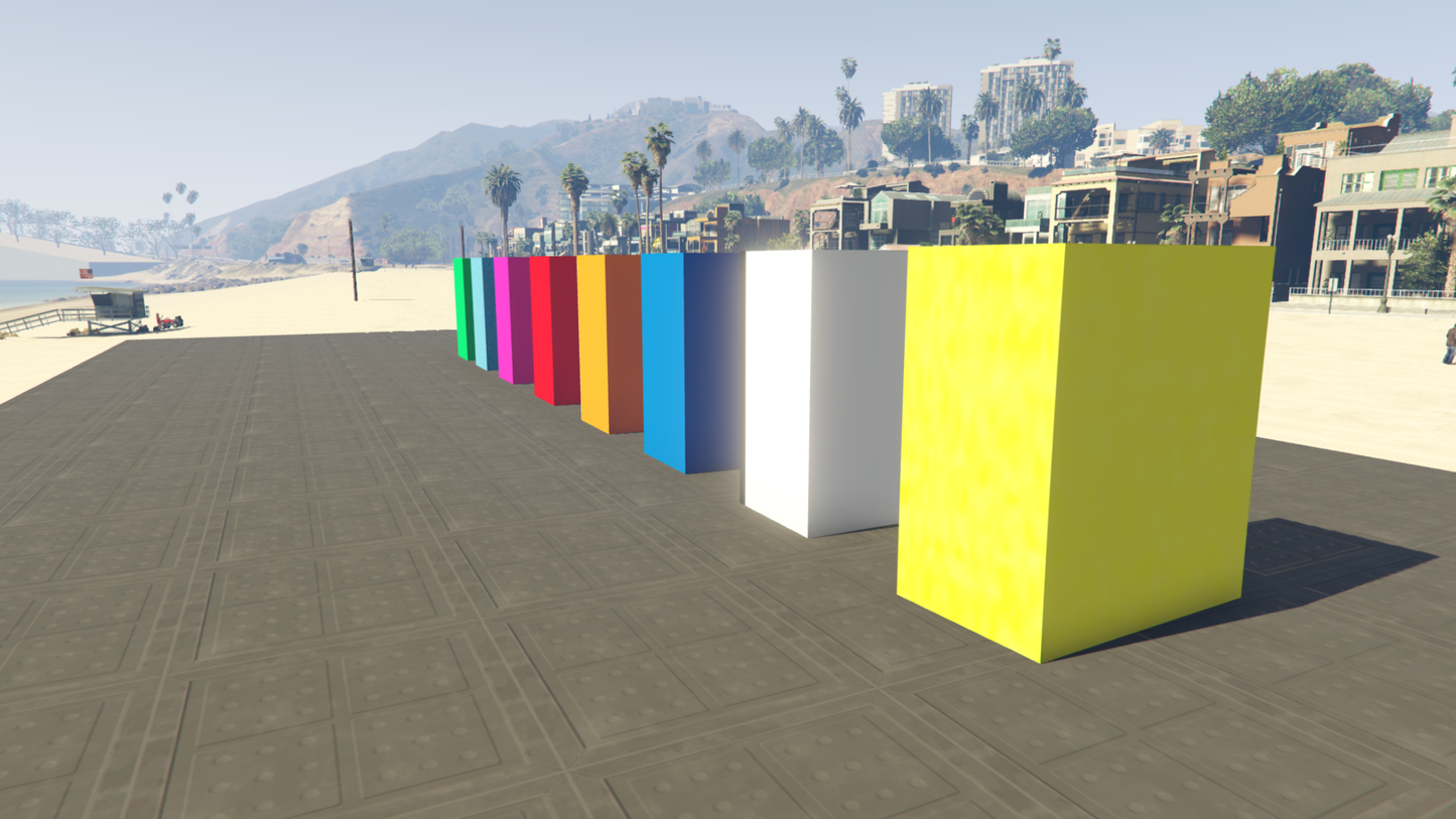 GTA 5 Mod ColorFull Bblocks [ADDON PROP]