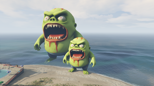GTA 5 Mods Big Monster Addon Prop