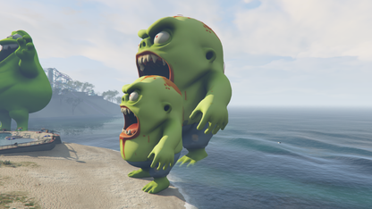 GTA 5 Mods Big Monster Addon Prop