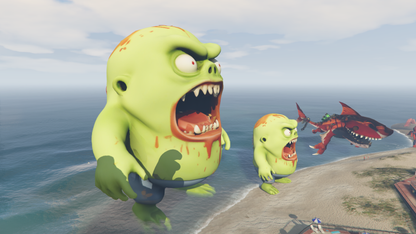 GTA 5 Mods Big Monster Addon Prop