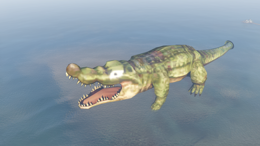 GTA 5 MOD BIG Crocodiles ADDON PROP