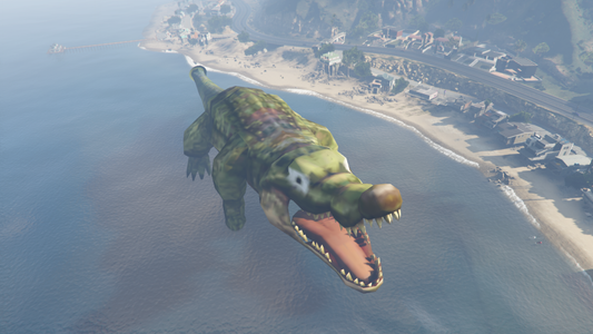 GTA 5 MOD BIG Crocodiles ADDON PROP