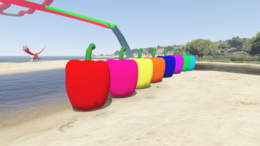 GTA 5 Mods Colureful mirch Addon Prop