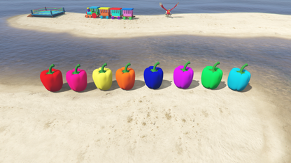 GTA 5 Mods Colureful Train Addon Prop