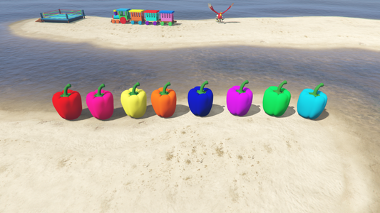 GTA 5 Mods Colureful mirch Addon Prop