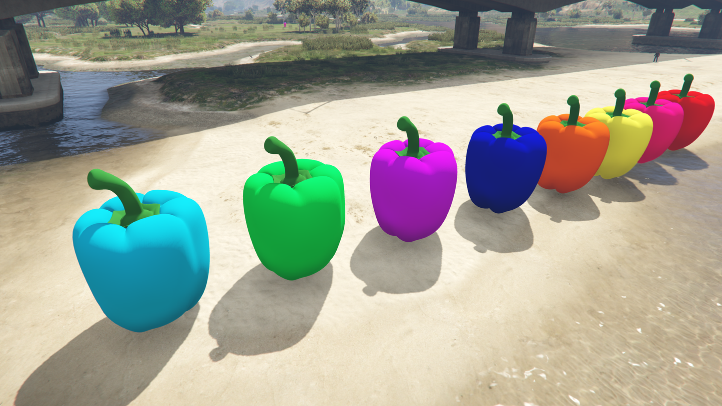 GTA 5 Mods Colureful Train Addon Prop