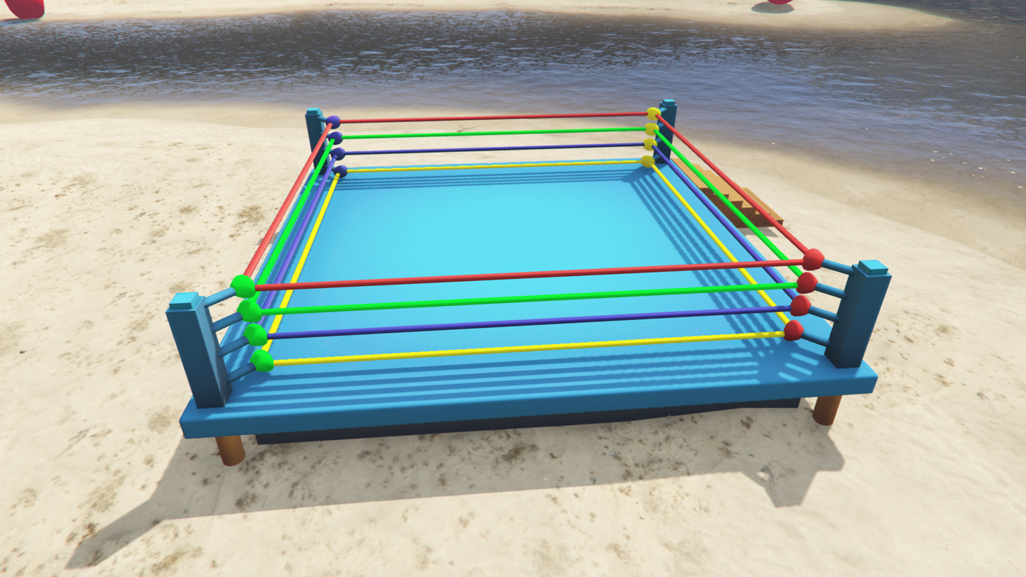 GTA 5 Mods Boxing Fight Ring Addon Prop