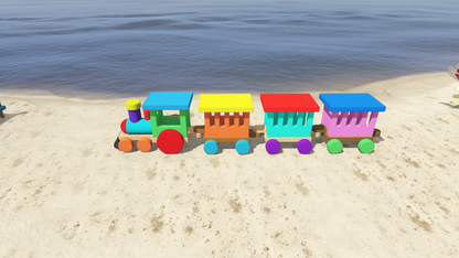 GTA 5 Mods Colureful Train Addon Prop