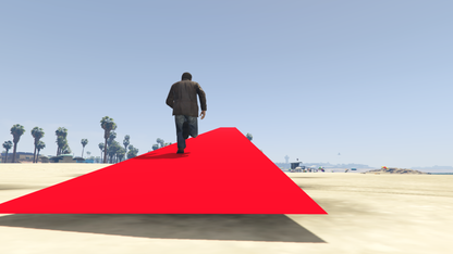 GTA 5 Mods Red Colure Ramp [Addon Prop]
