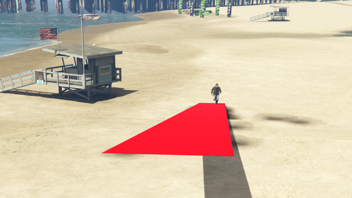 GTA 5 Mods Red Colure Ramp [Addon Prop]