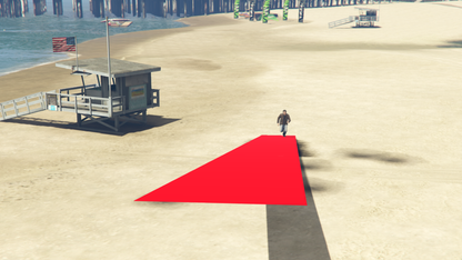 GTA 5 Mods Red Colure Ramp [Addon Prop]