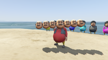 GTA 5 Mods Monster MOTU [Addon Ped]
