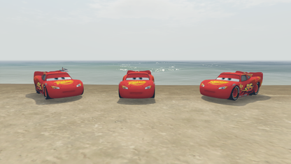 GTA 5 Lightning McQueen MOD [ADDONPROPS]