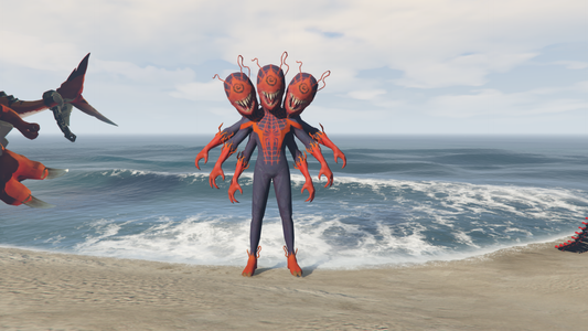GTA 5 MOD BIG MONSTER SPIDERMAN [ADDON PROP]