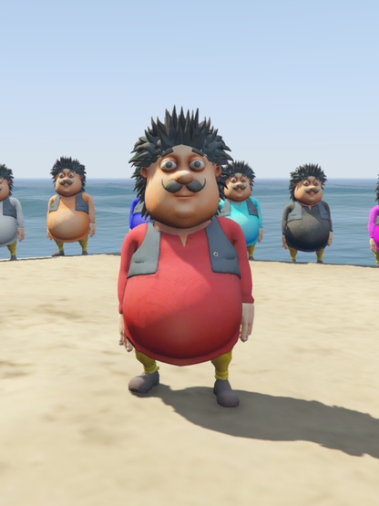 GTA 5 Mods MOTU Haire [Addon Ped]