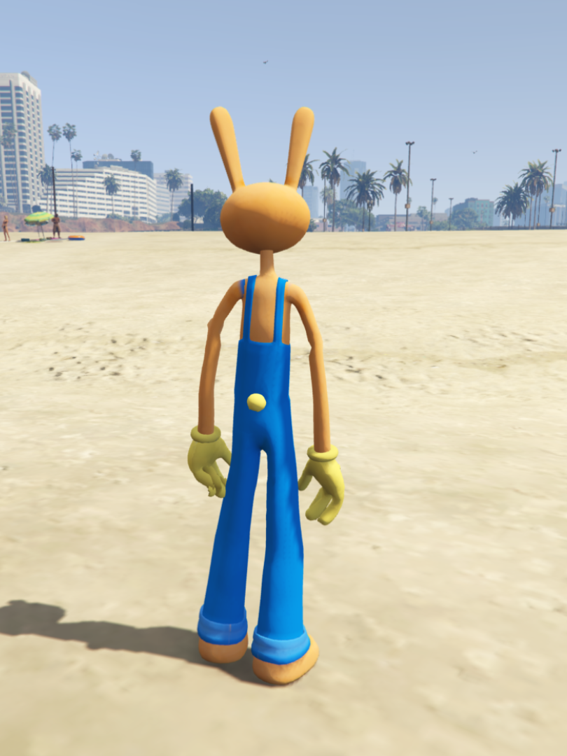 GTA 5 Mods Jax Blue  [ADD-ON-PED]