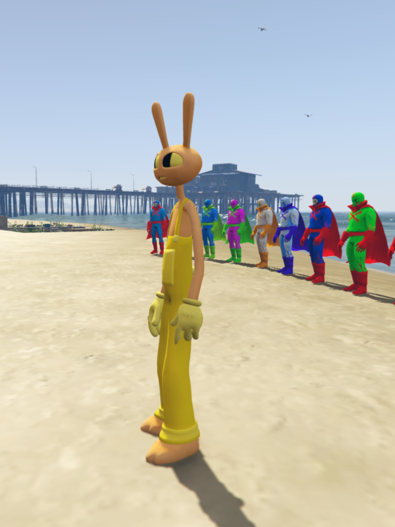 GTA 5 Mods Jax Yellow  [ADD-ON-PED]
