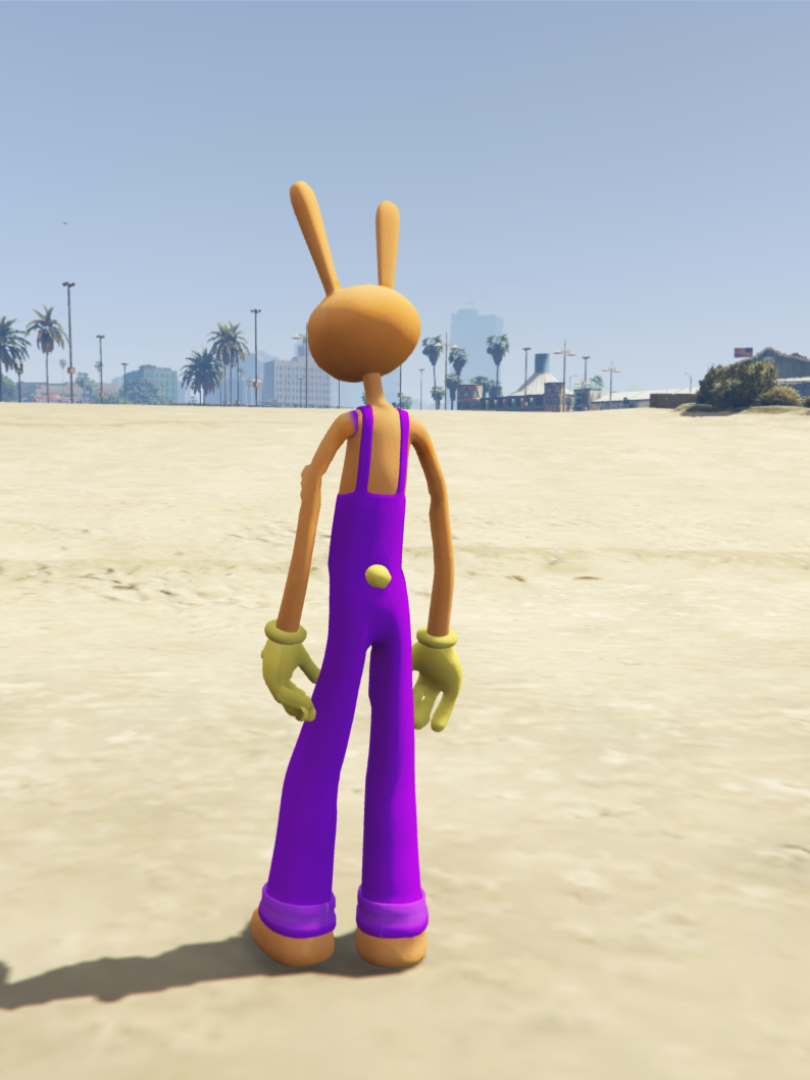 GTA 5 Mods Jax Purpal  [ADD-ON-PED]