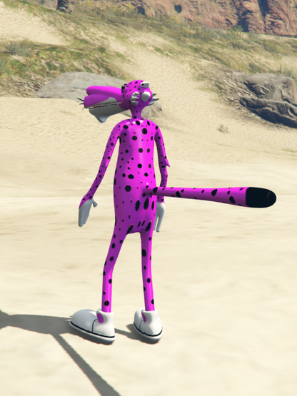 GTA 5 Mods chester cheetos Pink Color  [ADD-ON-PED]