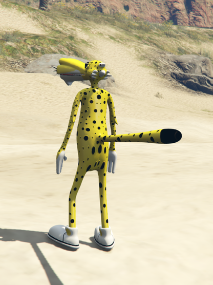 GTA 5 Mods chester cheetos Yellow Color  [ADD-ON-PED]