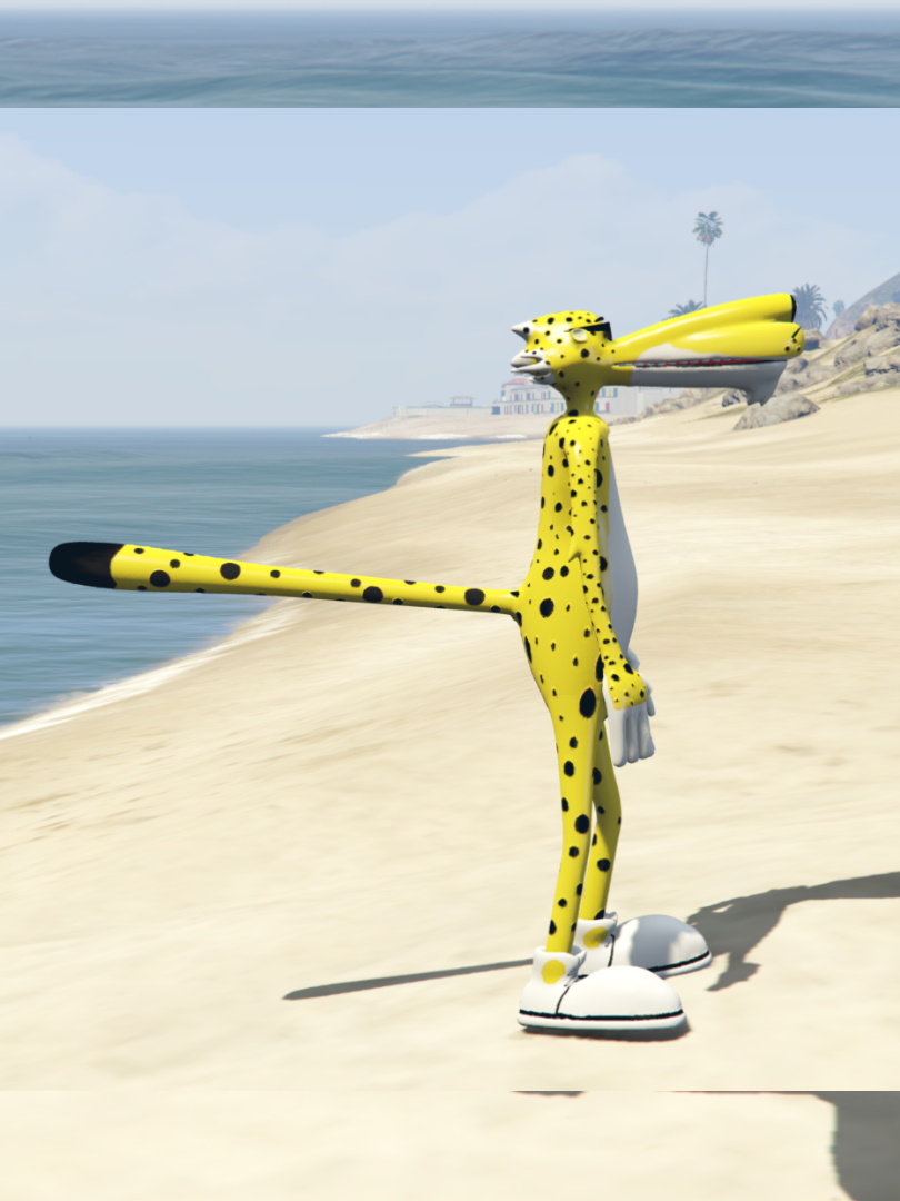 GTA 5 Mods chester cheetos Yellow Color  [ADD-ON-PED]