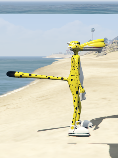 GTA 5 Mods chester cheetos Yellow Color  [ADD-ON-PED]