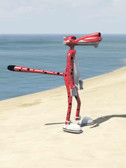 GTA 5 Mods chester cheetos Red Color  [ADD-ON-PED]