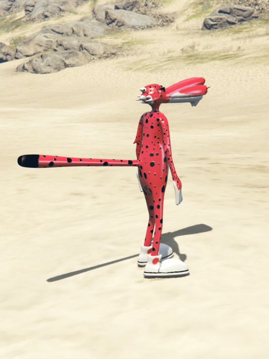 GTA 5 Mods chester cheetos Red Color  [ADD-ON-PED]