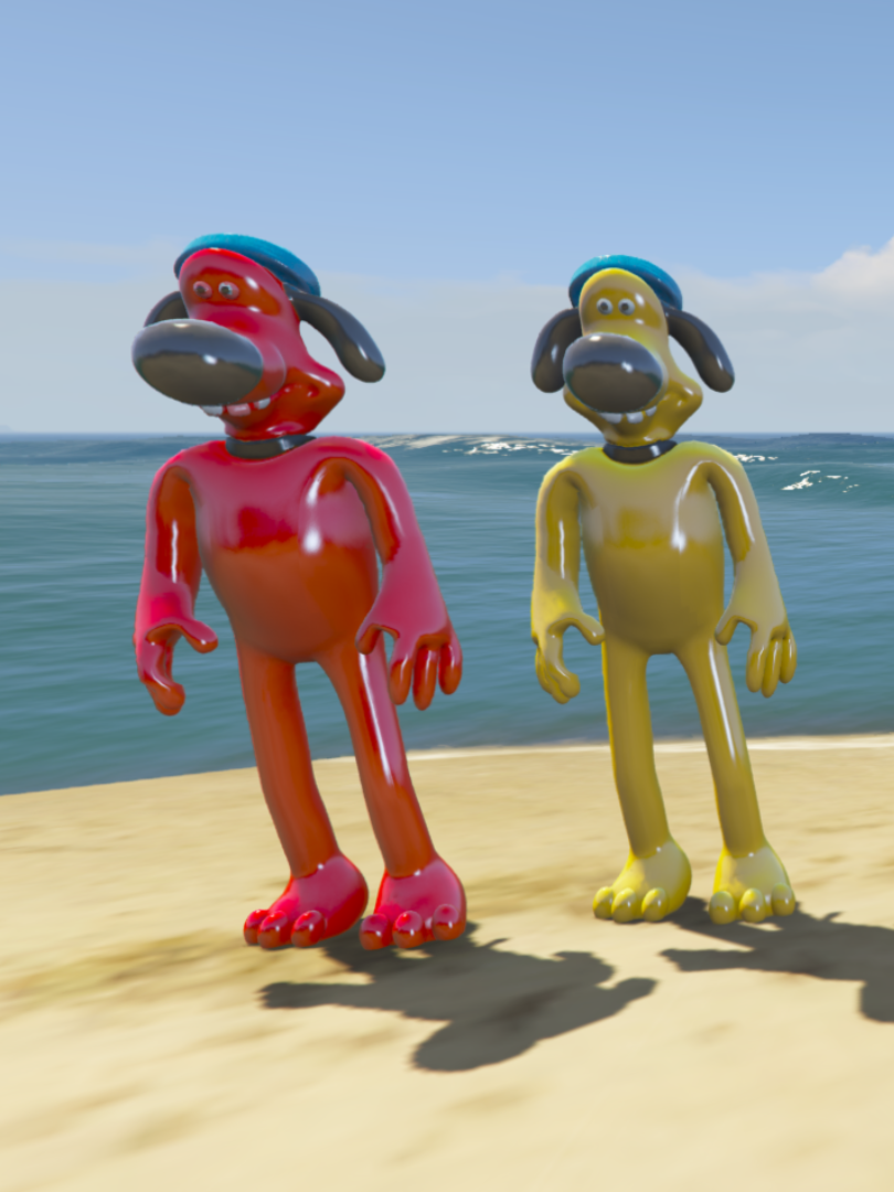 GTA 5 Mods Shaun the Sheep Bitzer Dog [ADD-ON-PED]
