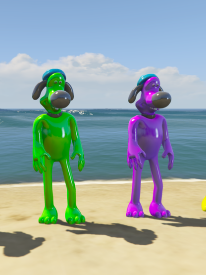 GTA 5 Mods Shaun the Sheep Bitzer Dog [ADD-ON-PED]