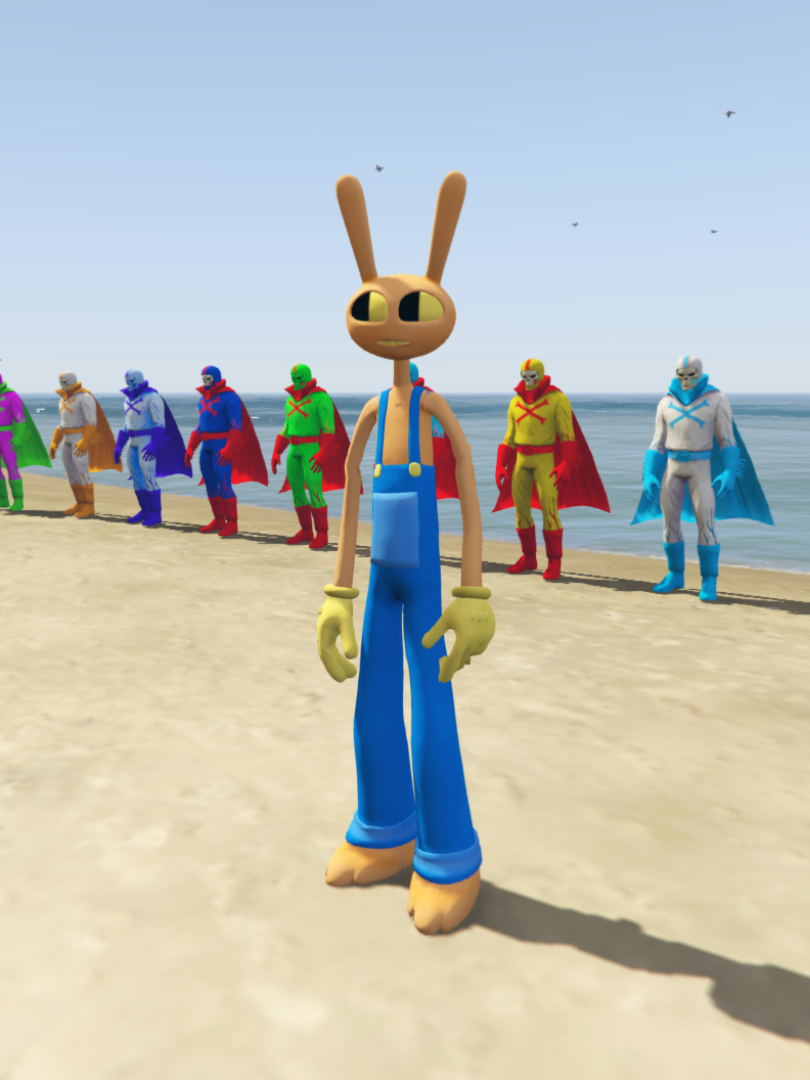 GTA 5 Mods Jax Blue  [ADD-ON-PED]