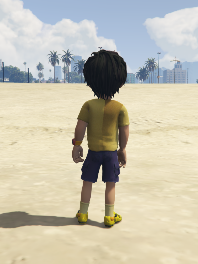 GTA 5 Mods Shiva Yellow Addon Ped