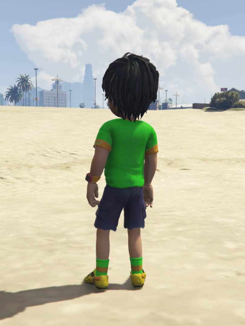 GTA 5 Mods Shiva Green Addon Ped
