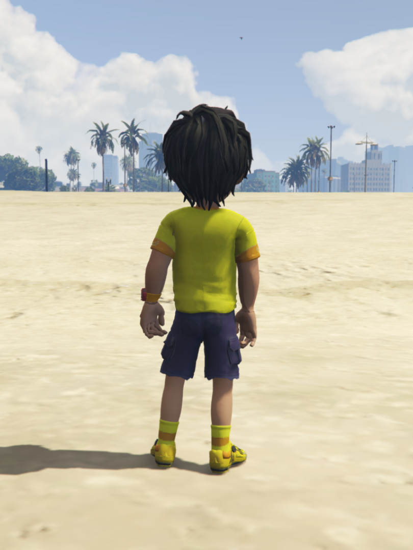 GTA 5 Mods Shiva Yellow Addon Ped