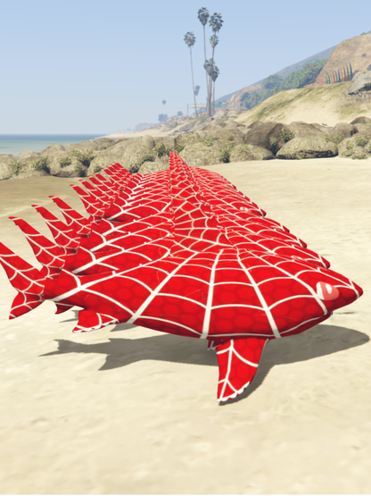 GTA 5 Mods Tiger shark Spider Addon Prop