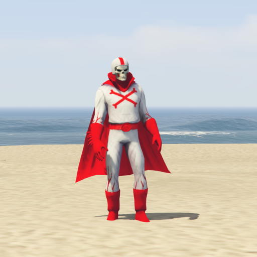 GTA 5 Mods Ghost Rider secret Wars Red White Addon Ped