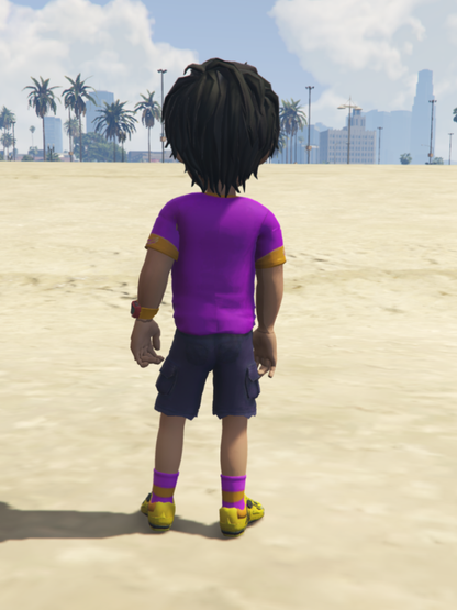 GTA 5 Mods Shiva Purpal Addon Ped