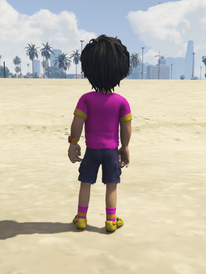 GTA 5 Mods Shiva Pink Addon Ped