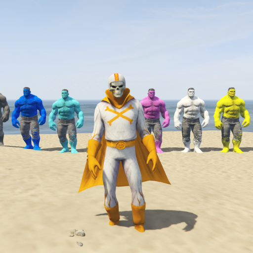 GTA 5 Mods Ghost Rider secret Wars OW Addon Ped