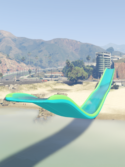 GTA 5 Mods Water Slide Addon Prop