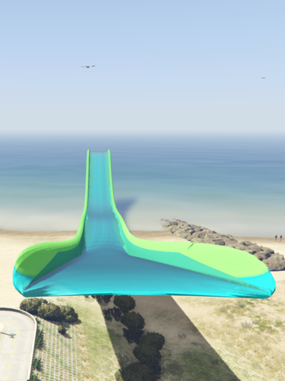 GTA 5 Mods Water Slide Addon Prop